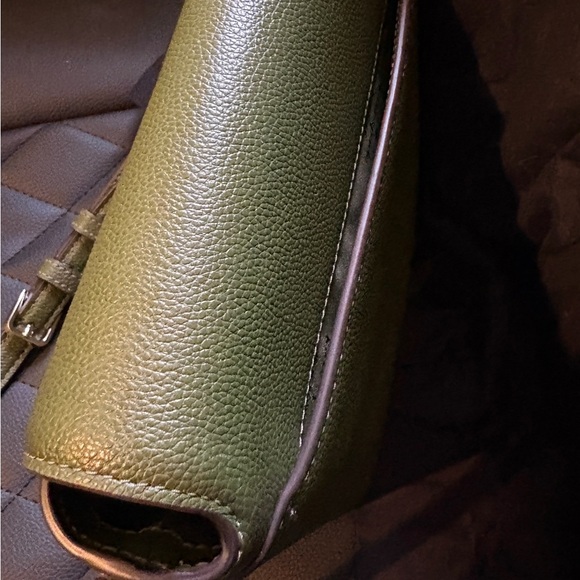 kate spade Olive Green Pebbled Leather Crossbody Bag - Picture 6 of 7